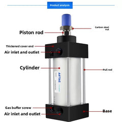 AirTAC Standard Cylinders SC32/40/50/63/80/100X25*50/75/100/150/200/300S I