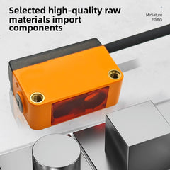 The store strongly recommends the square photoelectric switch with adjustable diffuse reflection, adjustable distance, background object sensing detection and red laser sensor, which offers the best cost performance