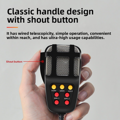 12V car and motorcycle loudspeaker, 24V truck horn alarm loudspeaker with multi-tone and multi-functional voice prompt