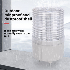 Fire alarm light sound and light siren, warning light (12V, 24V), warning light siren, sound and light alarm