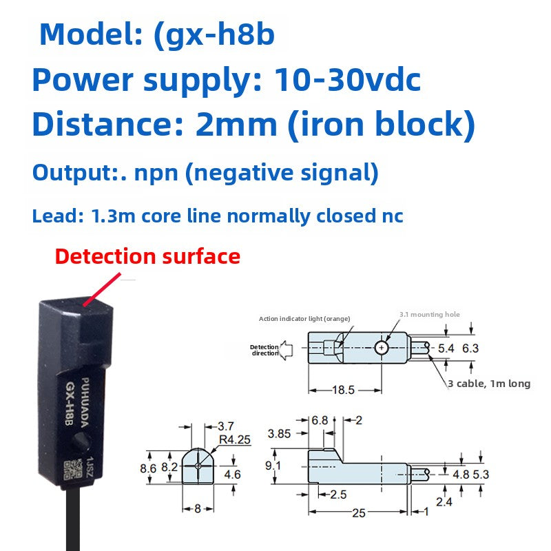Inductive metal proximity switches TL-W3MC1/TL-W3MB11/W3MC2/W3MB2/NPN PNP three-wire