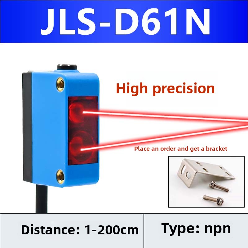 The store strongly recommends the square photoelectric switch with adjustable diffuse reflection, adjustable distance, background object sensing detection and red laser sensor, which offers the best cost performance