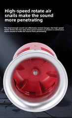 Wind Snail Motor Alarm MS - 390 High - Power Metal 12/24/220V Buzzer Horn Industrial Siren.