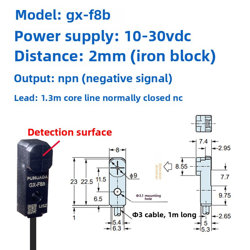 Inductive metal proximity switches TL-W3MC1/TL-W3MB11/W3MC2/W3MB2/NPN PNP three-wire