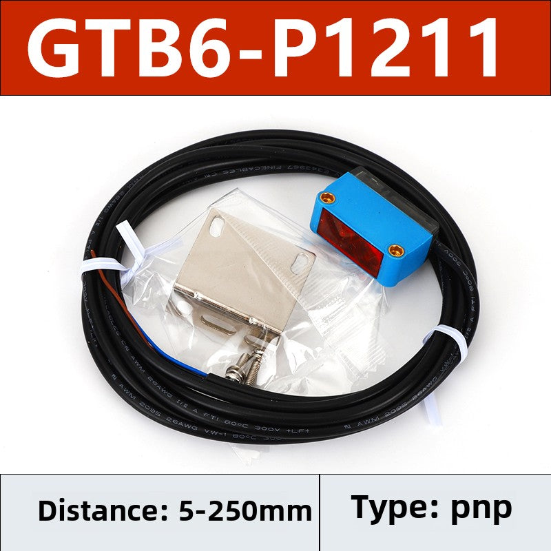 The store strongly recommends the square photoelectric switch with adjustable diffuse reflection, adjustable distance, background object sensing detection and red laser sensor, which offers the best cost performance