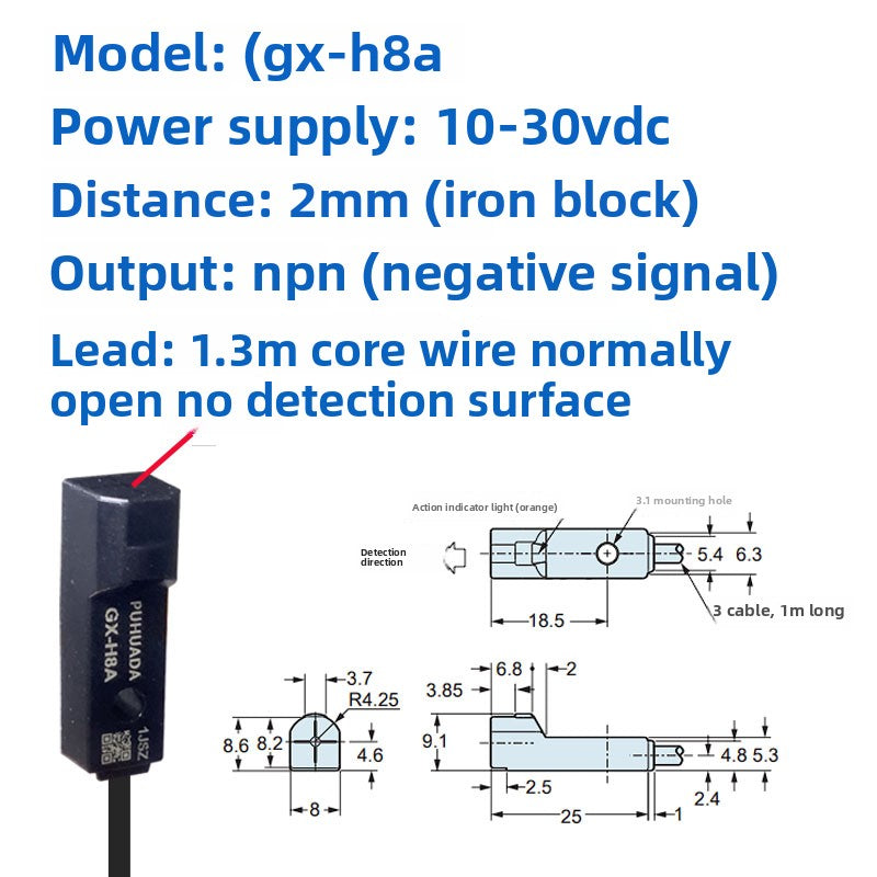 Inductive metal proximity switches TL-W3MC1/TL-W3MB11/W3MC2/W3MB2/NPN PNP three-wire