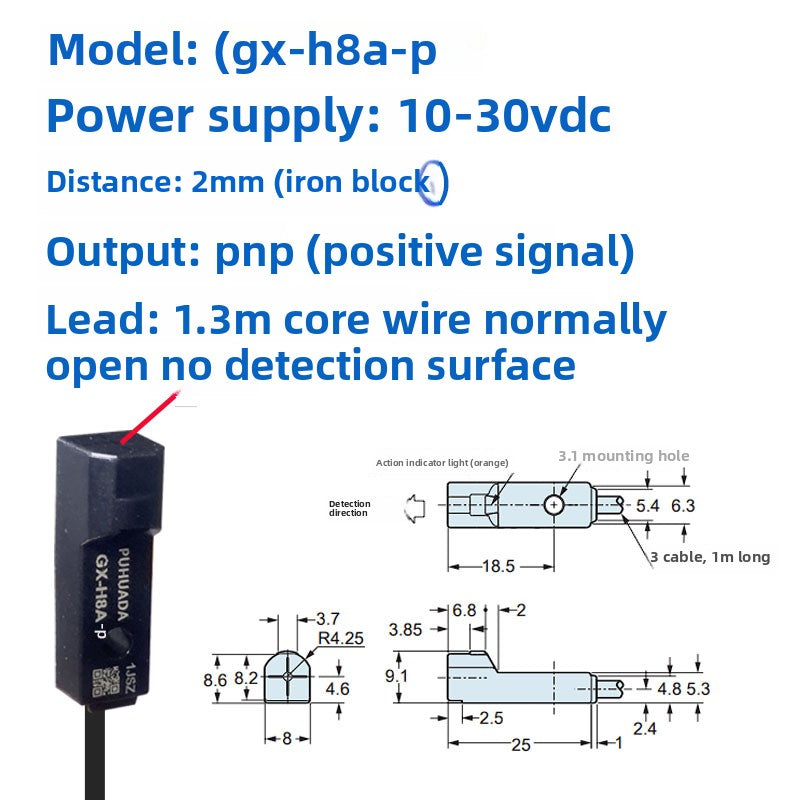 Inductive metal proximity switches TL-W3MC1/TL-W3MB11/W3MC2/W3MB2/NPN PNP three-wire
