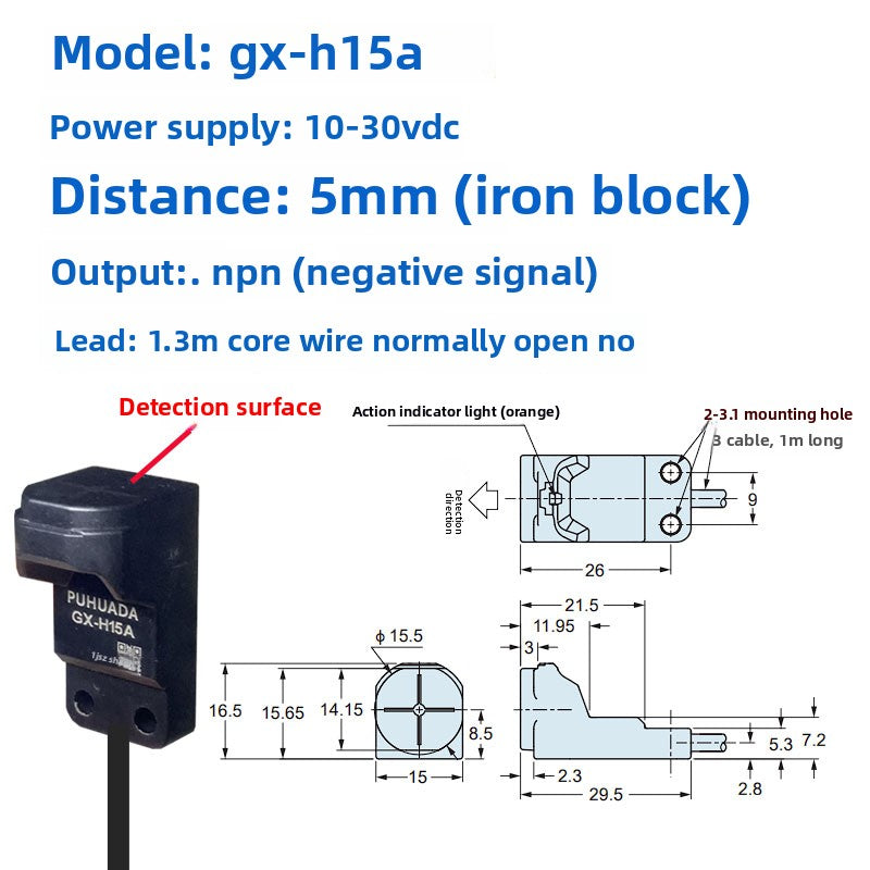 Inductive metal proximity switches TL-W3MC1/TL-W3MB11/W3MC2/W3MB2/NPN PNP three-wire